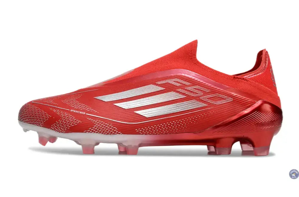 F50 Elite Laceless FG Soccer.com 40th Anniversary Pack Rouge/Argent