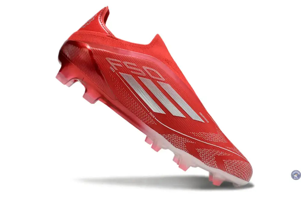F50 Elite Laceless FG Soccer.com 40th Anniversary Pack Rouge/Argent