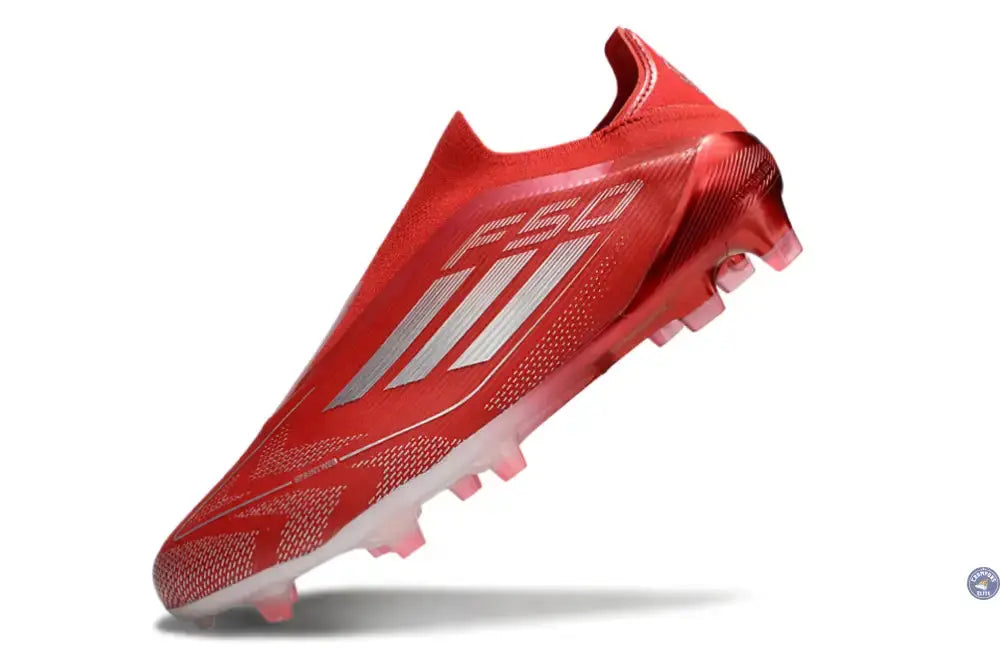 F50 Elite Laceless FG Soccer.com 40th Anniversary Pack Rouge/Argent