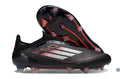 F50 Elite Laceless FG Stealth Victory - Noir/Argenté/Lucid Red