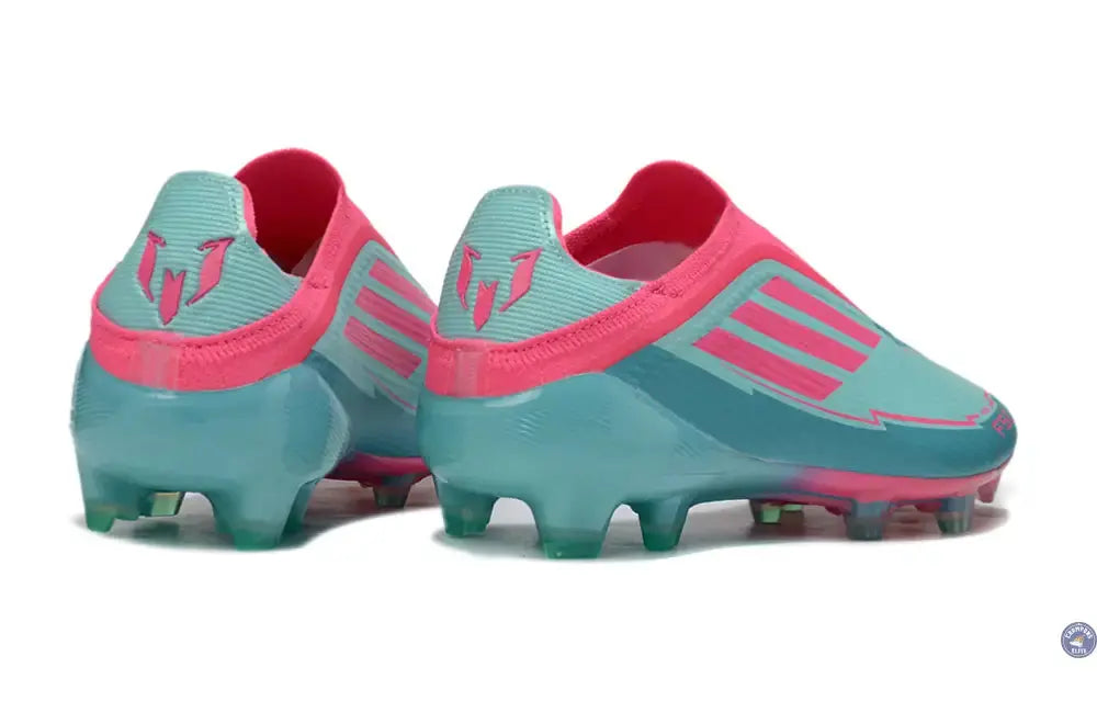 F50 Elite Laceless La Vida Tropical FG - Bleu/Bleu Turquoise/Rose