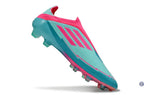 F50 Elite Laceless La Vida Tropical FG - Bleu/Bleu Turquoise/Rose
