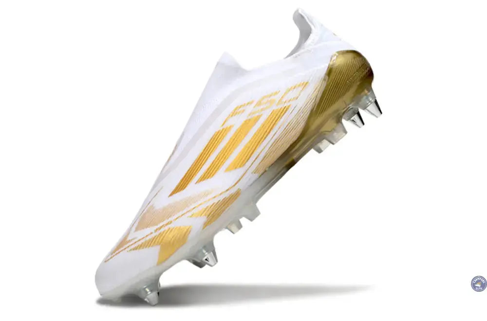 F50 Elite Laceless SG - Blanc/Doré
