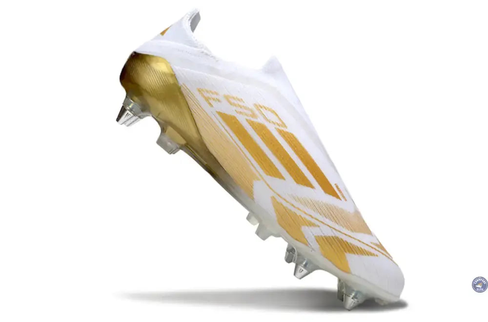 F50 Elite Laceless SG - Blanc/Doré