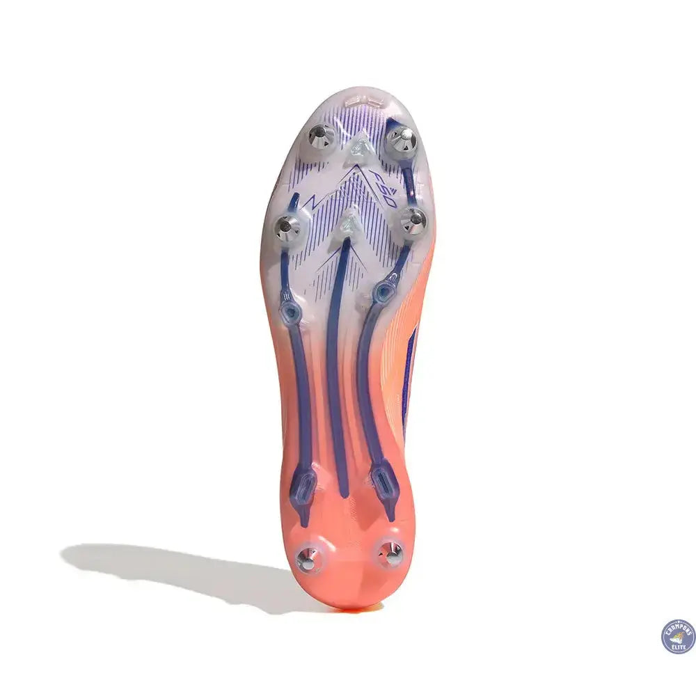 F50 Elite Laceless SG Coral Blaze - Orange/Bleu SG