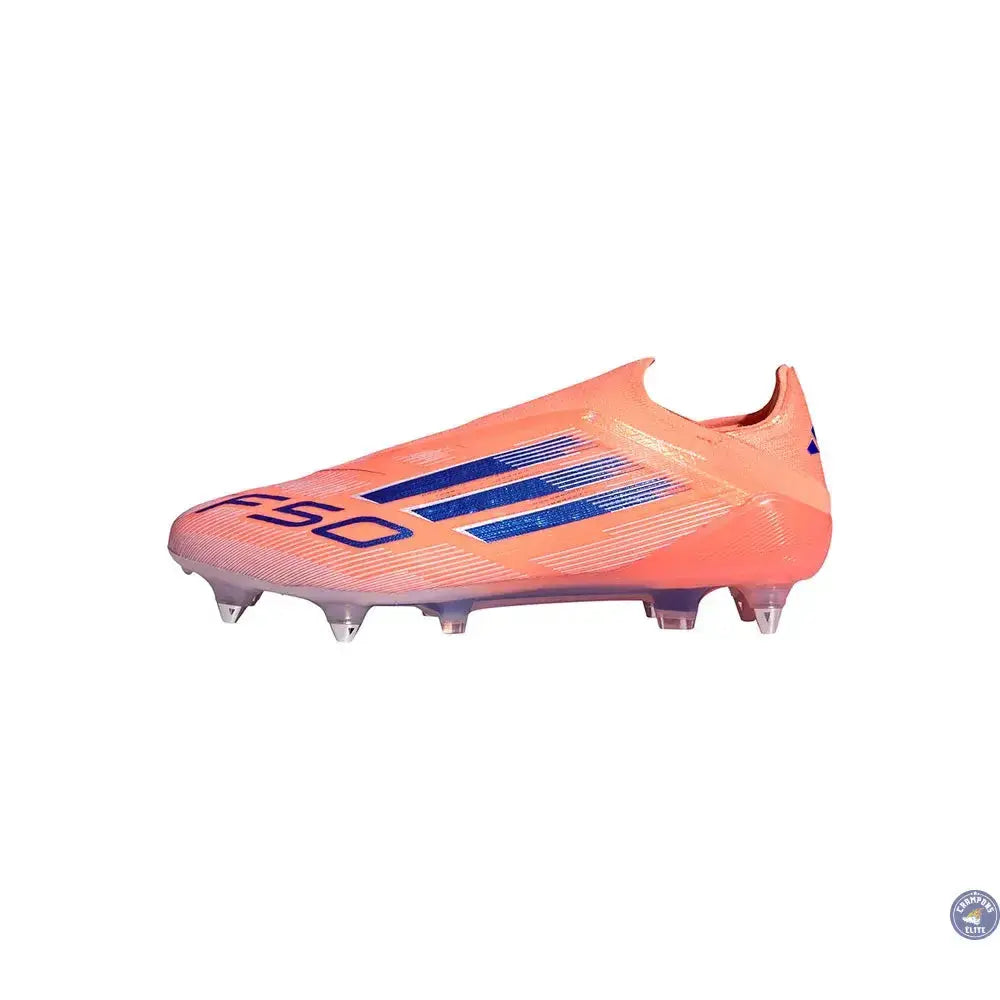 F50 Elite Laceless SG Coral Blaze - Orange/Bleu SG