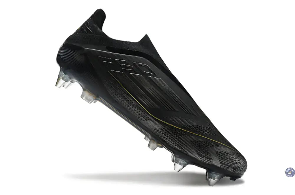 F50 Elite Laceless SG Dark Spark - Noir/Argenté/Doré