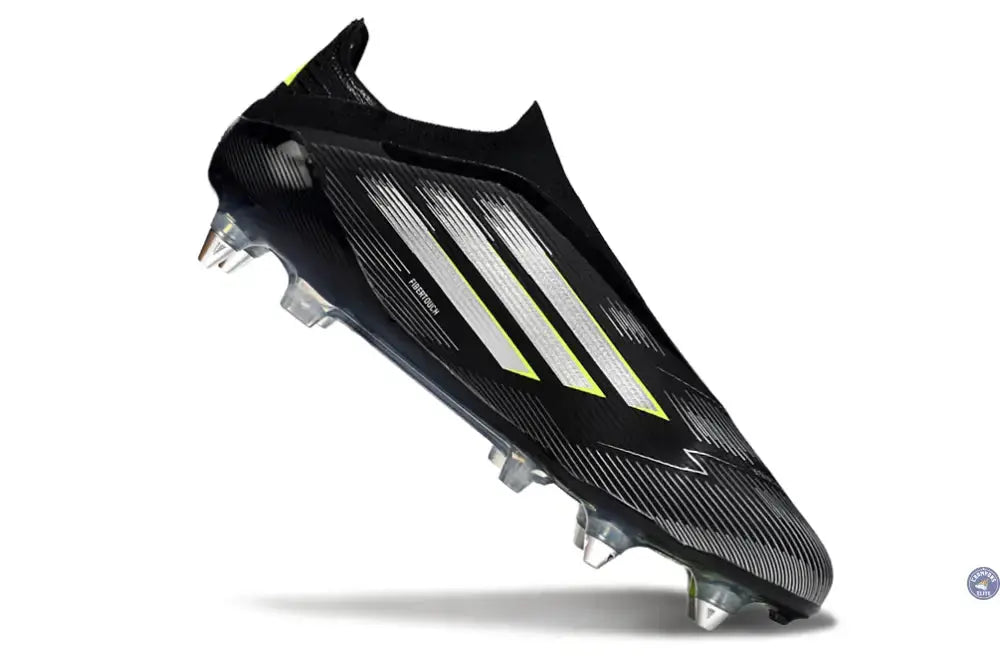 F50 Elite Laceless SG - Electric Stealth - Noir/Argenté/Jaune Fluo