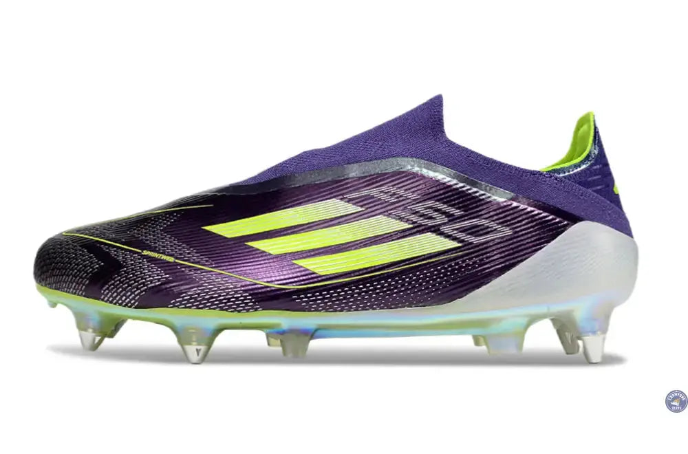 F50 Elite Laceless SG Fast Reborn - Violet/Blanc/Lucid Lemon ÉDITION LIMITÉE