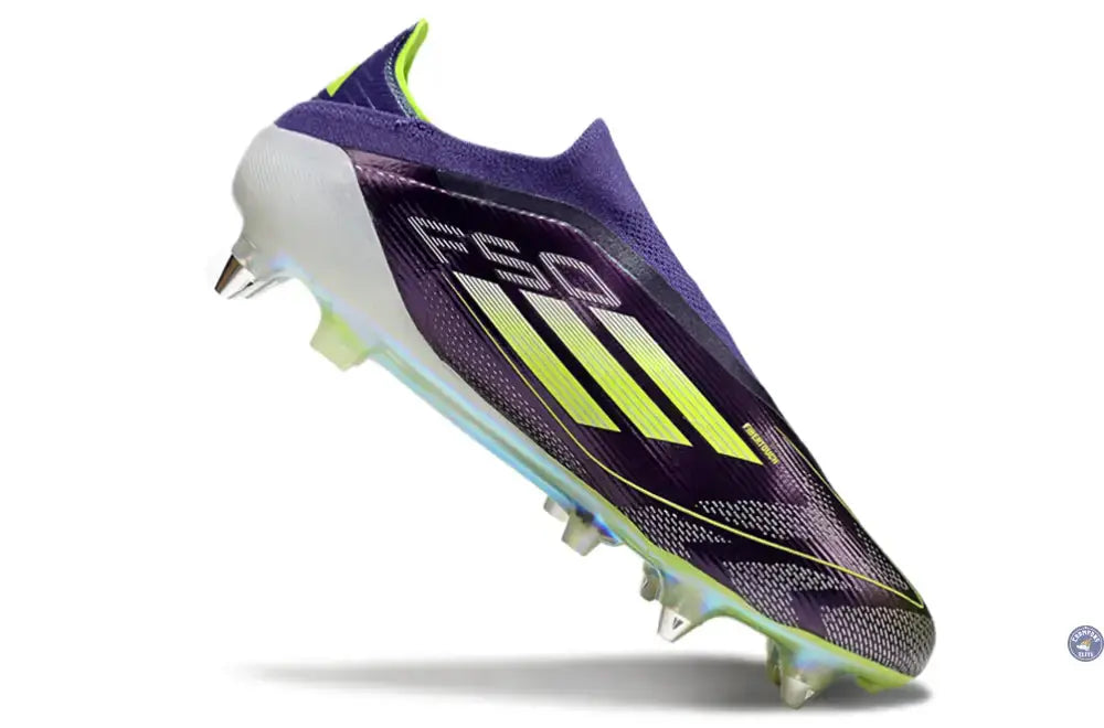 F50 Elite Laceless SG Fast Reborn - Violet/Blanc/Lucid Lemon ÉDITION LIMITÉE