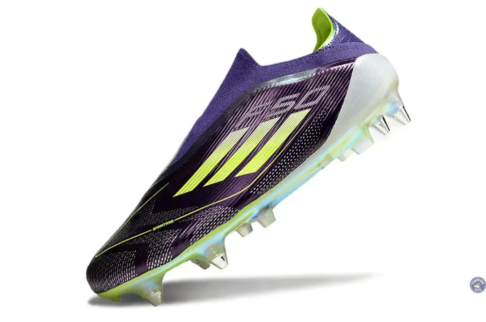 F50 Elite Laceless SG Fast Reborn - Violet/Blanc/Lucid Lemon ÉDITION LIMITÉE