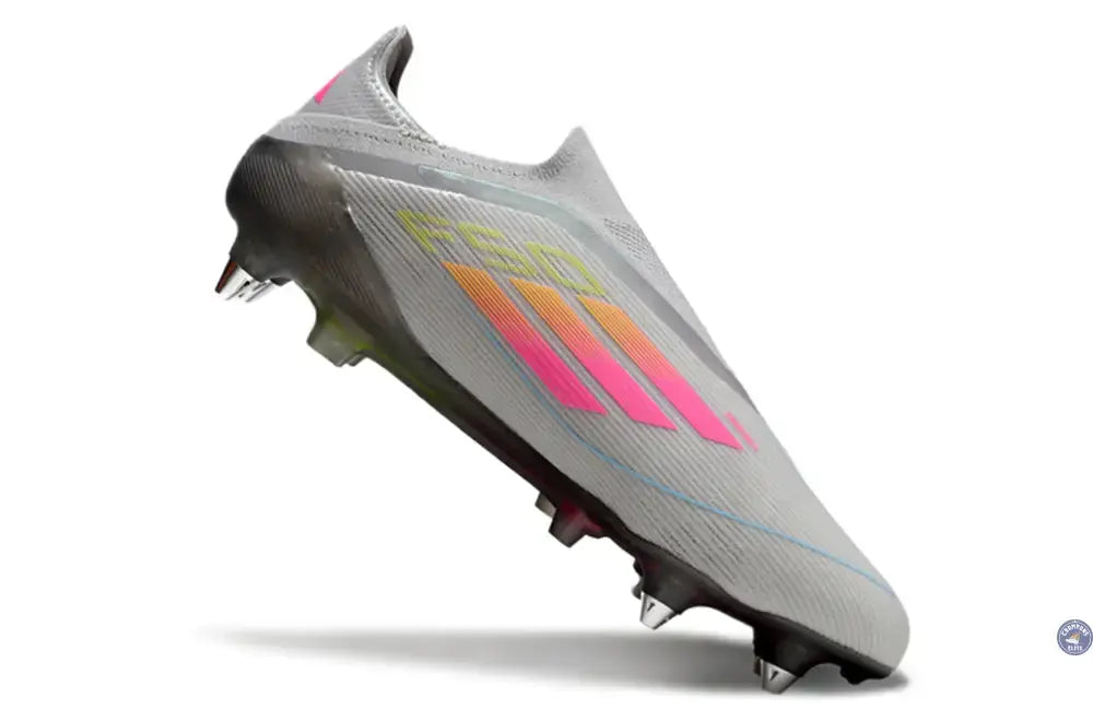 F50 Elite Laceless SG - Gris/Multicolor