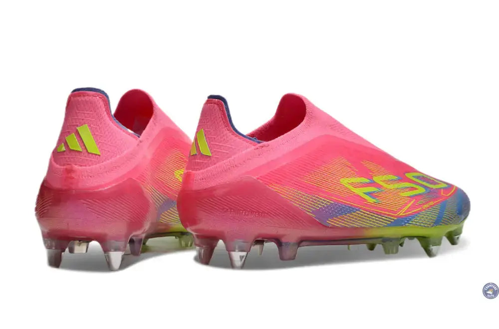 F50 Elite Laceless SG Mystic Victory - Rose/Vert/Blue Fusion