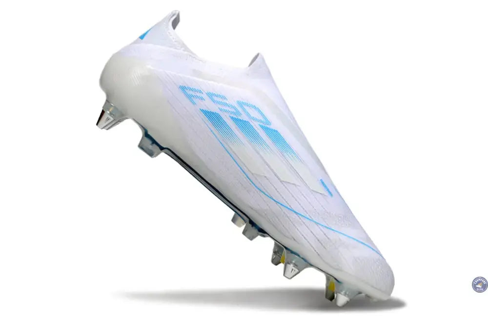 F50 Elite Laceless SG Polar Victory - Blanc/Argenté/Bleu