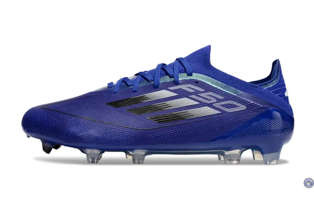 F50 Elite Lacets FG - Bleu/Noir/Argenté