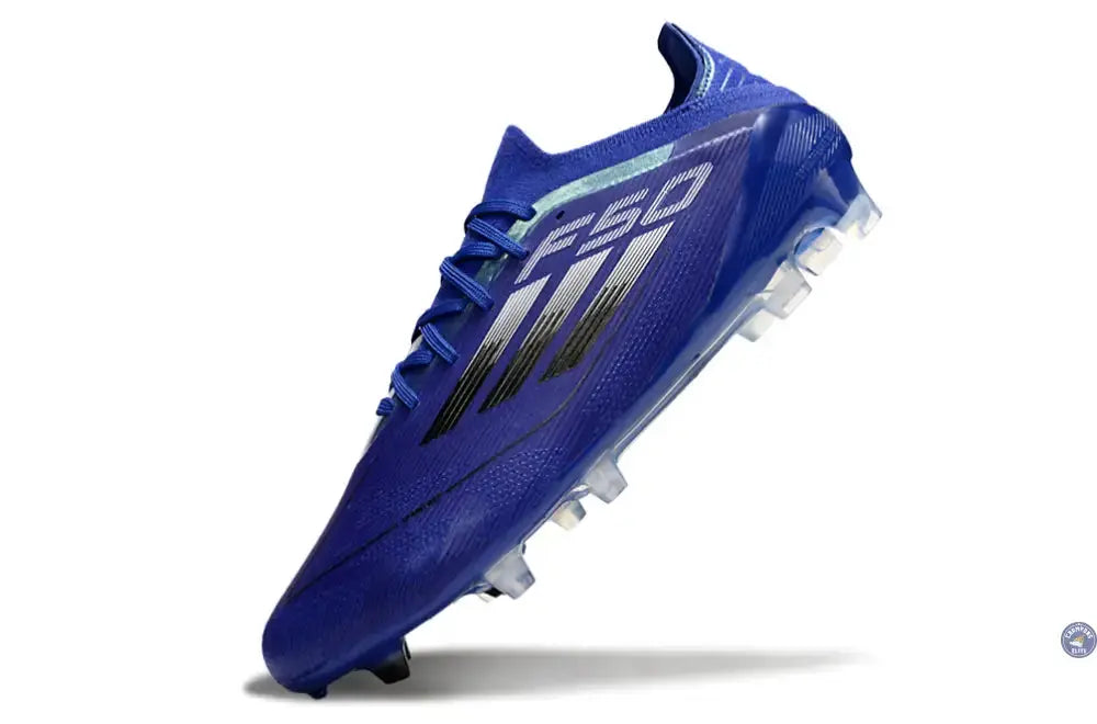 F50 Elite Lacets FG - Bleu/Noir/Argenté