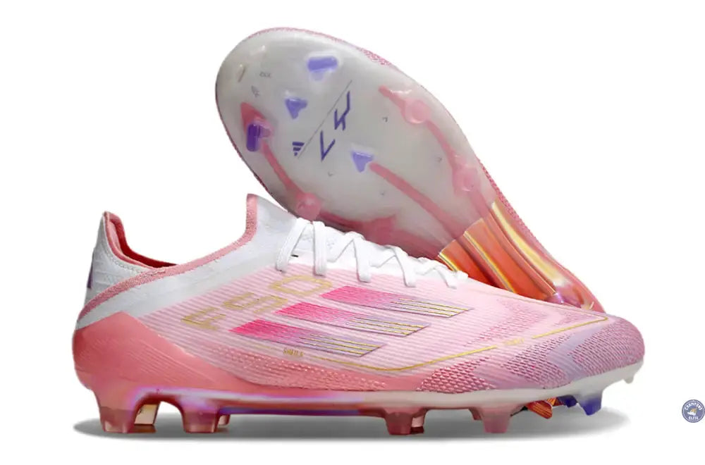 F50 Elite Lacets FG Lamine Yamal 304 - Rose clair/Purple Glow/Lite Pink ÉDITION LIMITÉE