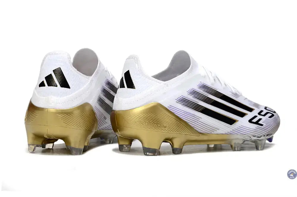 F50 Elite Lacets FG Road to Glory - Blanc/Noir/Doré