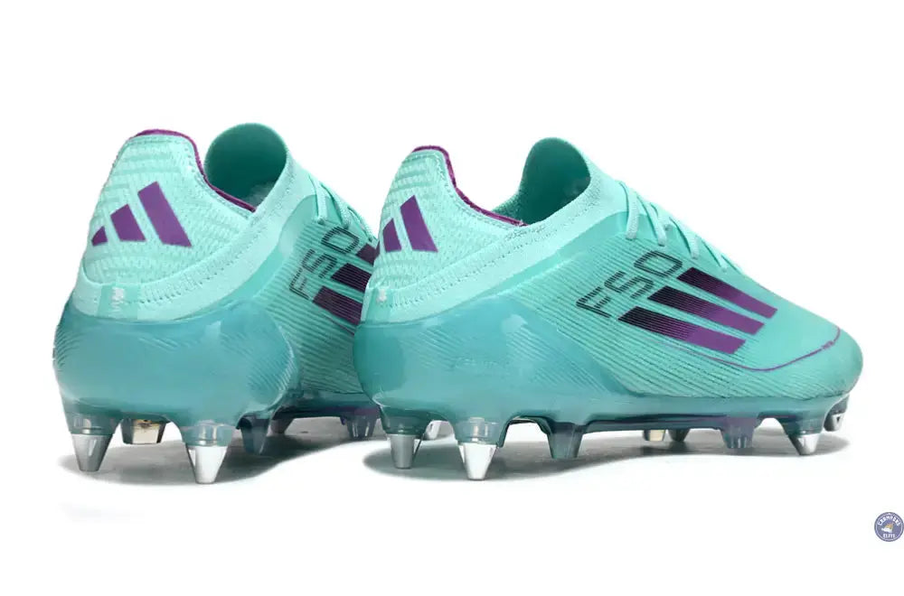 F50 Elite Lacets SG - Bleu Turquoise/Violet