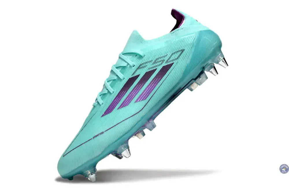 F50 Elite Lacets SG - Bleu Turquoise/Violet