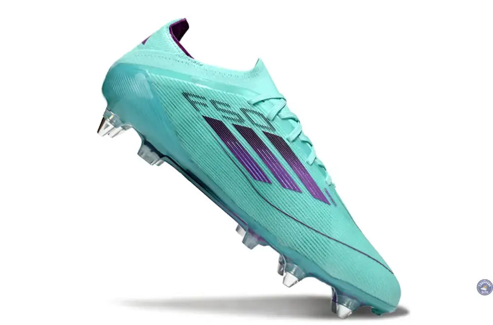F50 Elite Lacets SG - Bleu Turquoise/Violet