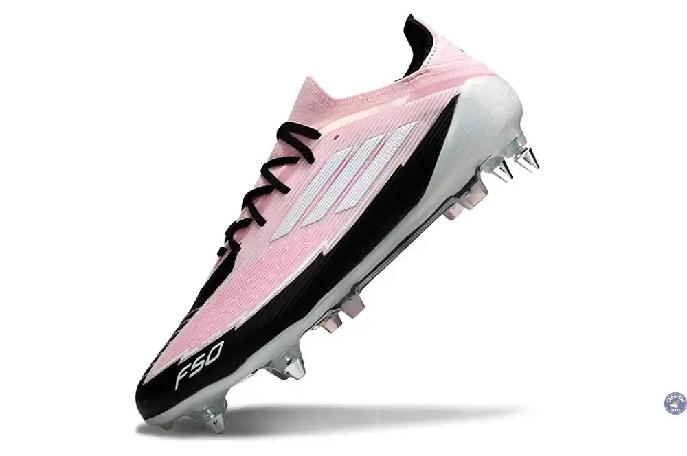 F50 Elite Lacets SG -  Rose/Blanc/Noir