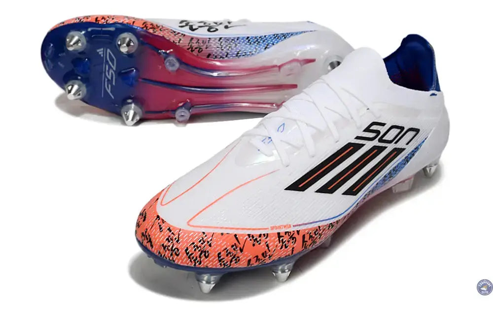 F50 Elite Lacets SG Son Heung-Min TAEGEUK7 - Blanc/Noir/Rouge ÉDITION LIMITÉE