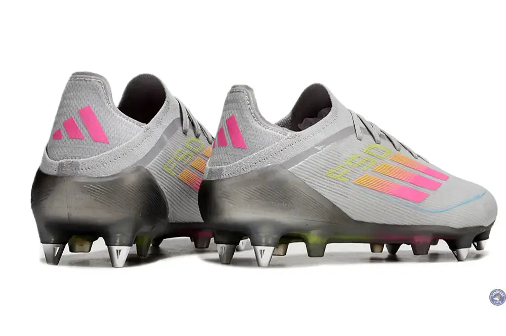 F50 Elite SG - Gris/Vert/Jaune/Rose