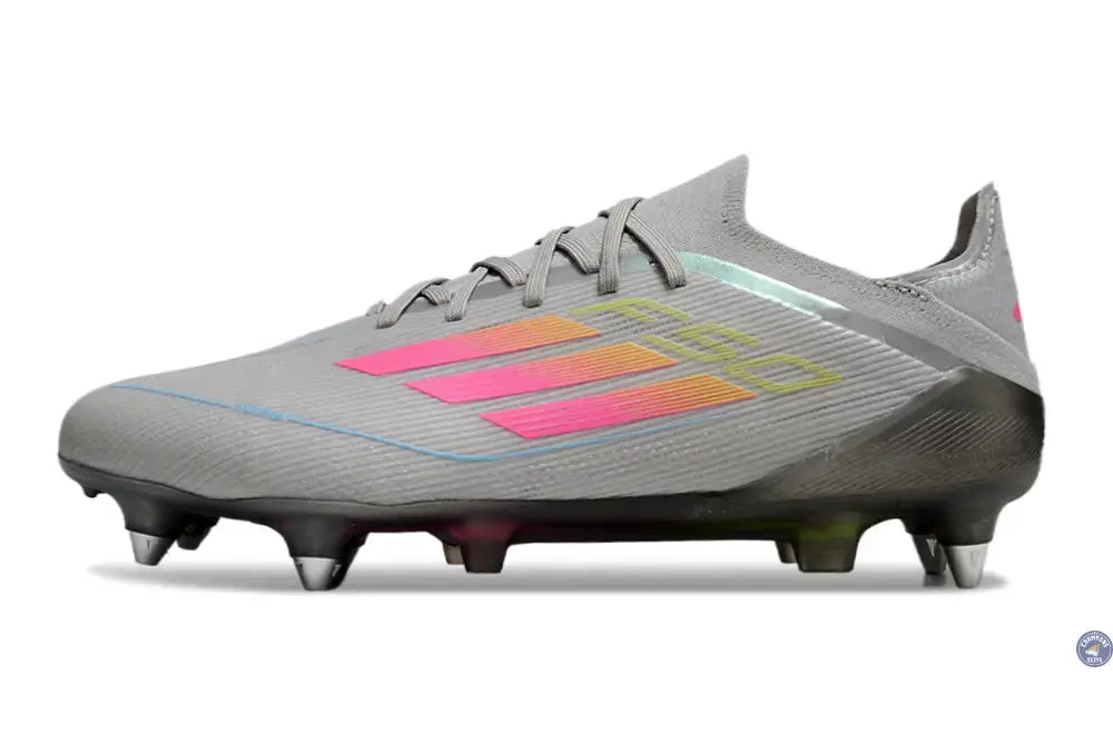 F50 Elite SG - Gris/Vert/Jaune/Rose