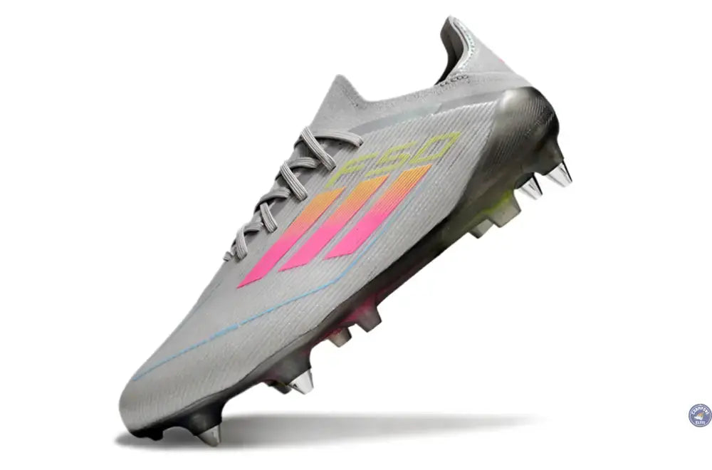 F50 Elite SG - Gris/Vert/Jaune/Rose
