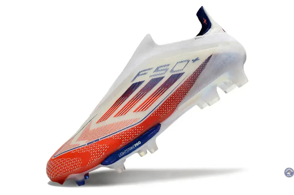 F50 + Laceless FG Advancement - Blanc/Rouge/Bleu