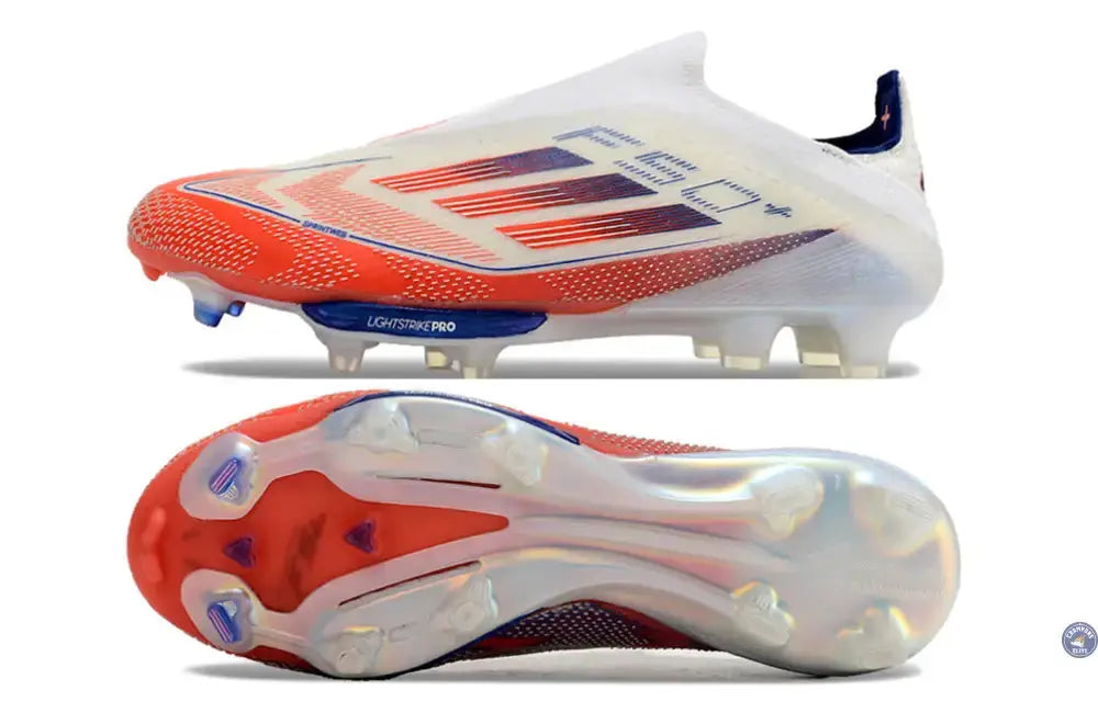 F50 + Laceless FG Advancement - Blanc/Rouge/Bleu