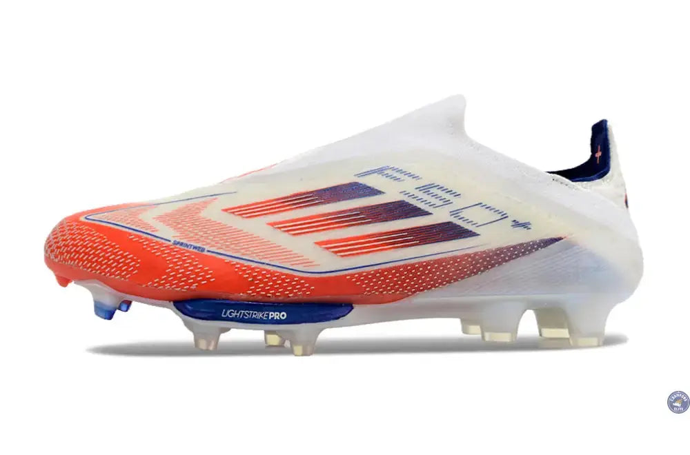 F50 + Laceless FG Advancement - Blanc/Rouge/Bleu