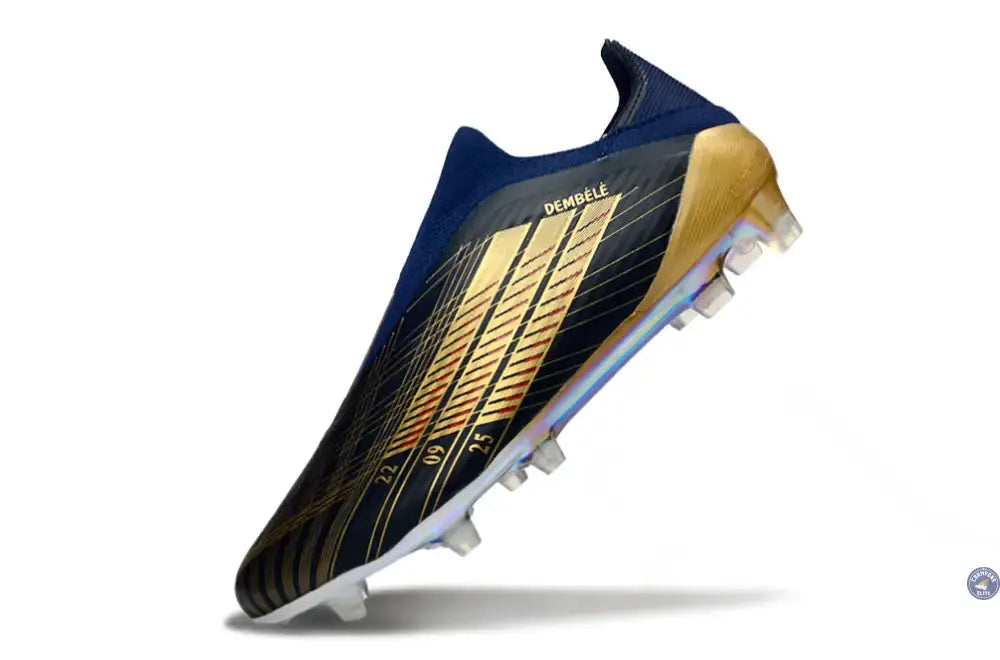 F50 Laceless FG Édition spéciale OUSMANE DEMBÉLÉ BALLON D’OR - BLEU FONCÉ/OR
