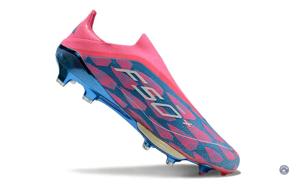 F50 + Laceless FG Reemergence - Bleu/Blanc/Rose