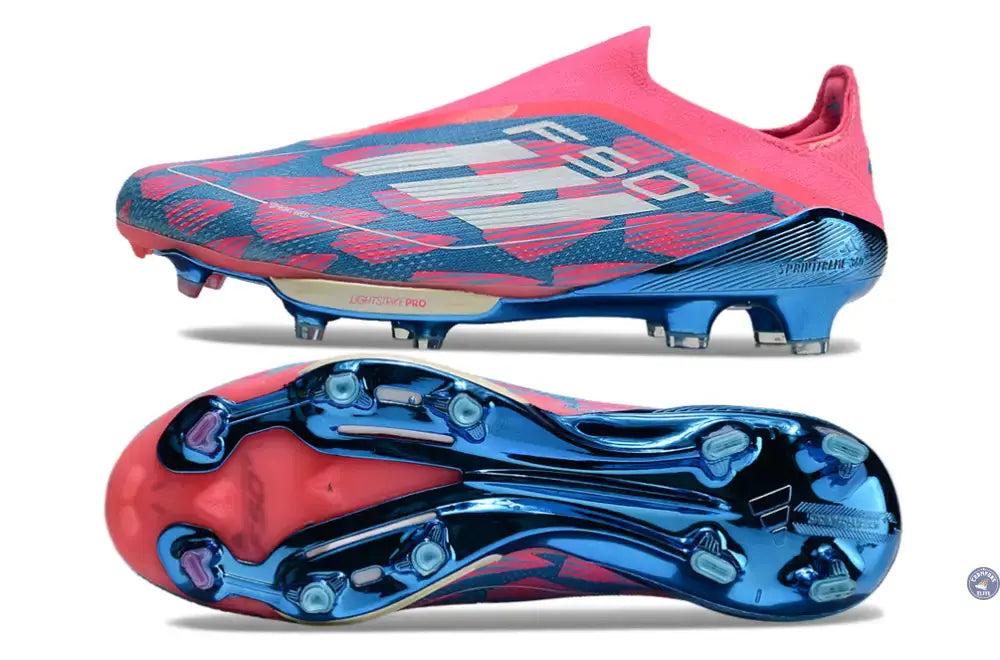 F50 + Laceless FG Reemergence - Bleu/Blanc/Rose