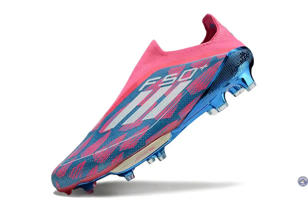 F50 + Laceless FG Reemergence - Bleu/Blanc/Rose
