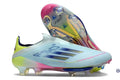 F50 + Laceless FG Stellar Icon - Almost Blue/Bleu/Jaune