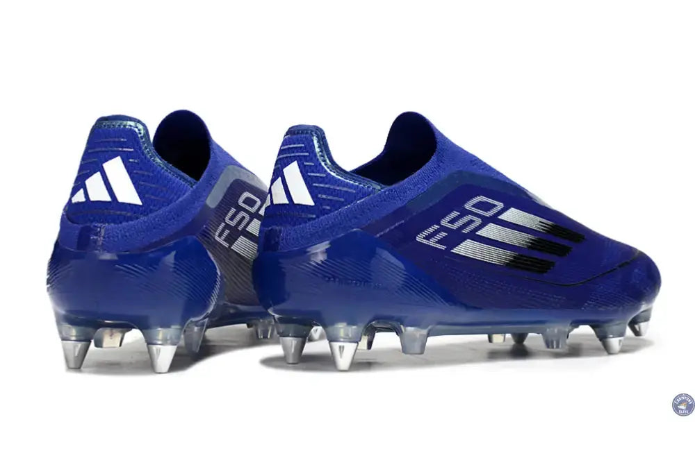 F50 Laceless SG - Bleu/Argenté/Blanc