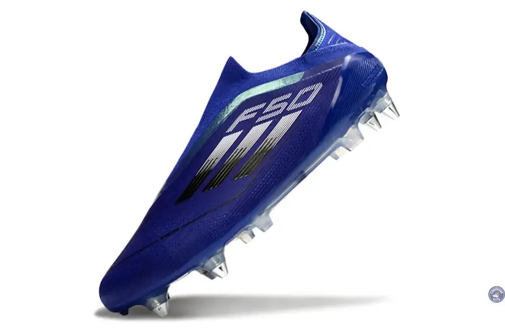 F50 Laceless SG - Bleu/Argenté/Blanc