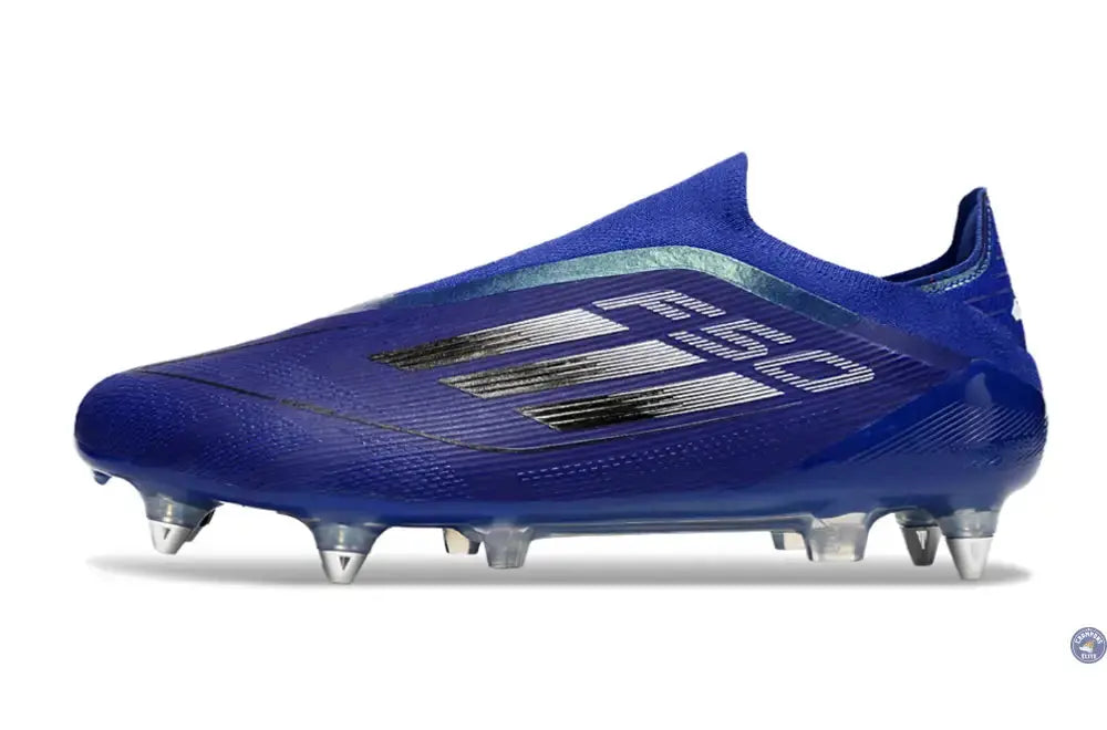 F50 Laceless SG - Bleu/Argenté/Blanc