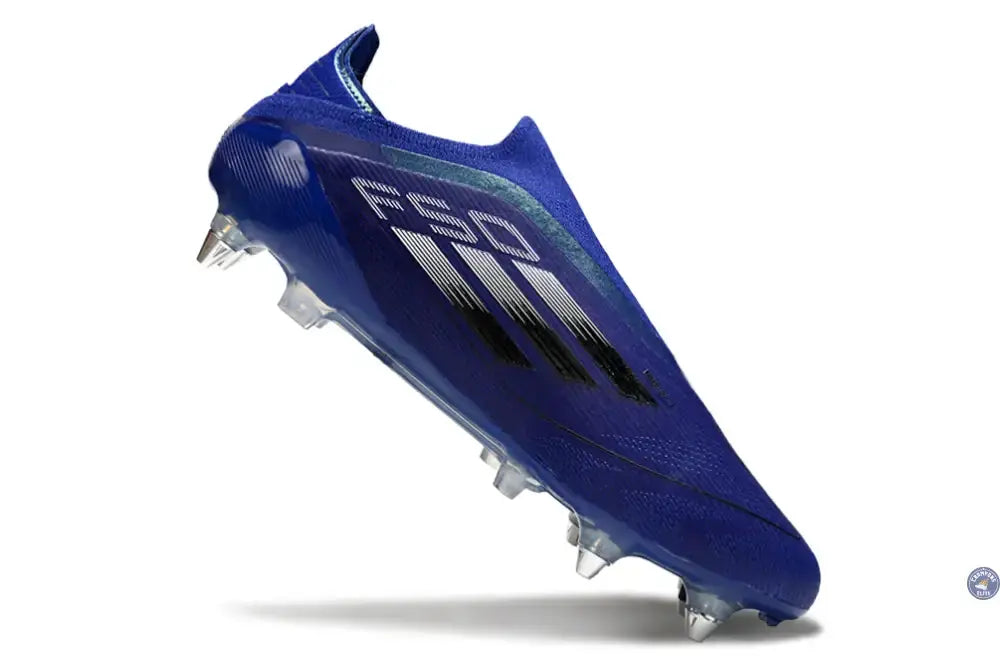 F50 Laceless SG - Bleu/Argenté/Blanc