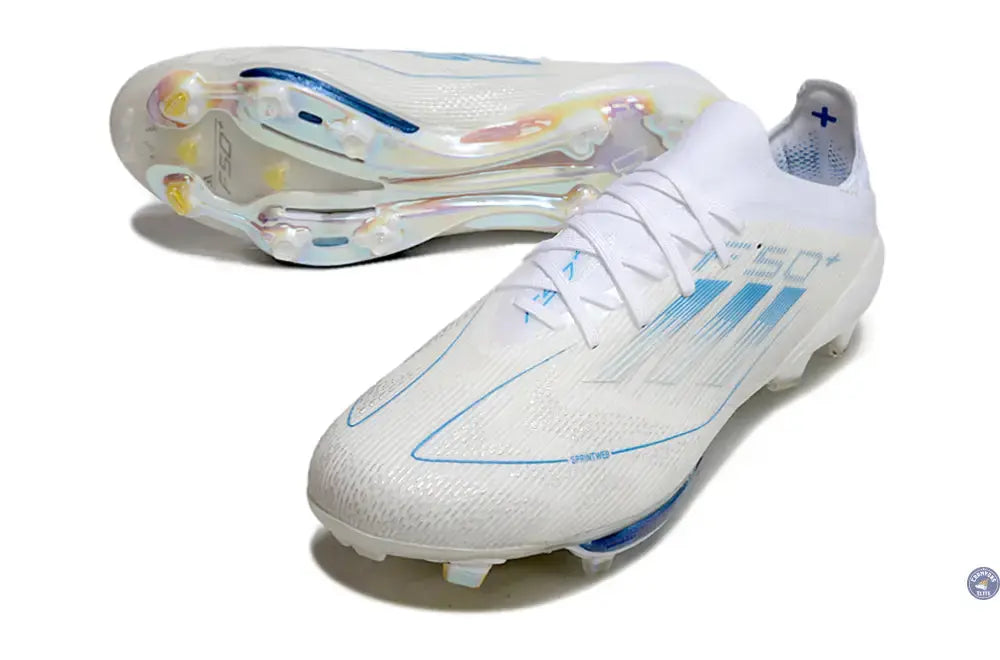 F50+ Lacets FG Polar Victory - Blanc/Argenté/Bleu