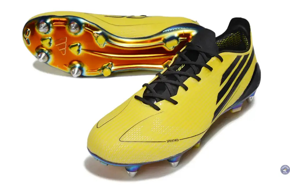 F50 Languette SG Adizero 2010 Remake - Jaune/Noir ÉDITION LIMITÉE