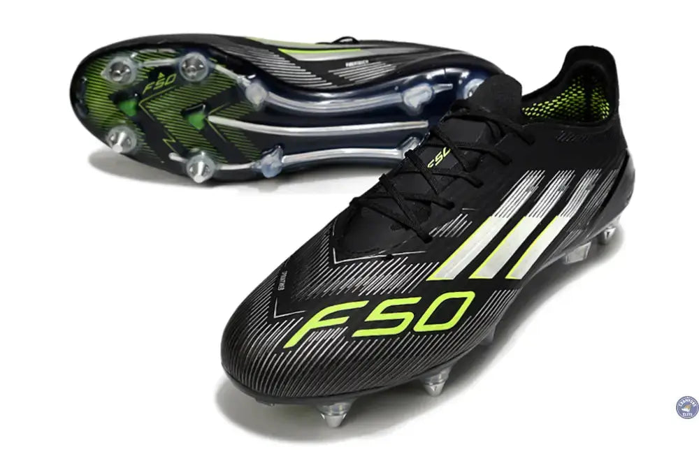 F50 Languette SG - - Electric Stealth - Noir/Jaune Fluo/Argenté