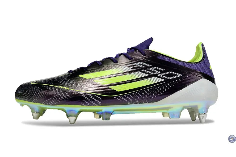 F50 Languette SG Fast Reborn - Violet/Blanc/Vert ÉDITION LIMITÉE
