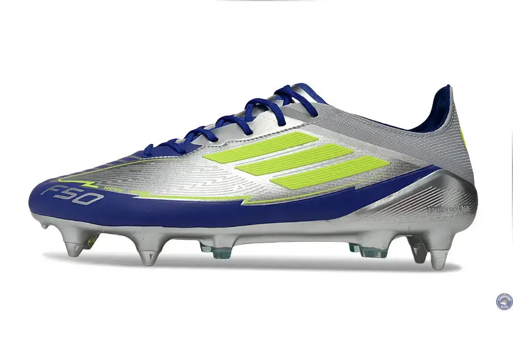 F50 Languette SG Messi Pro La Vida Rapida - Argenté/Jaune/Bleu