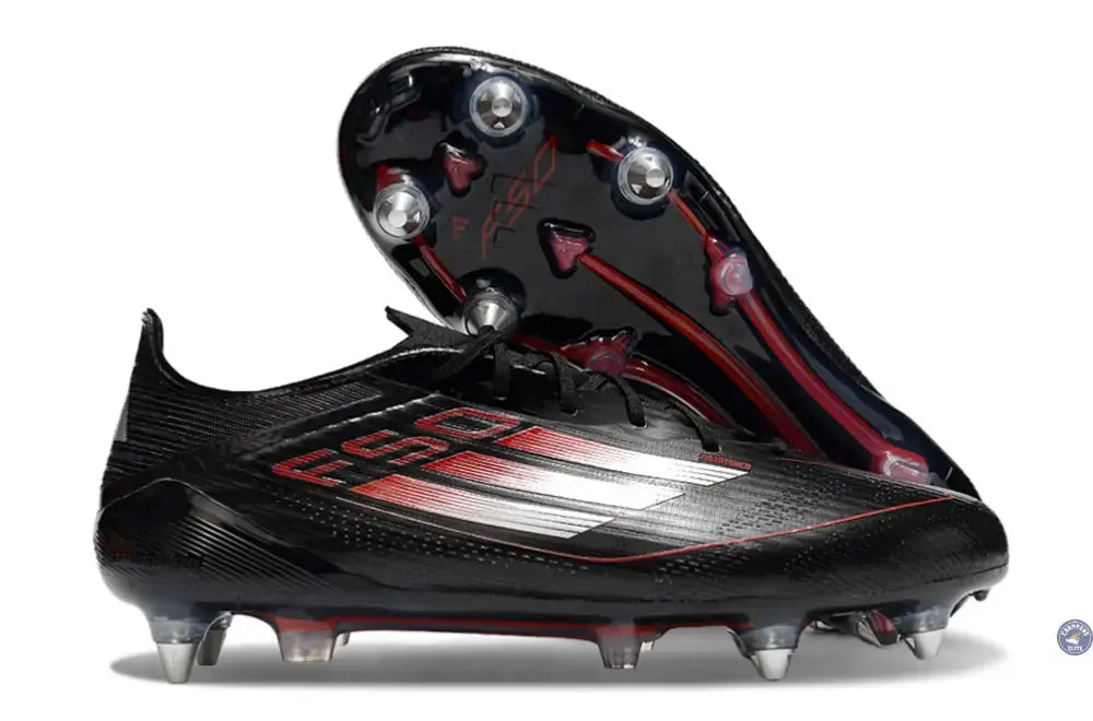 F50 Languette SG Stealth Victory - Noir/Argenté/Lucid Red