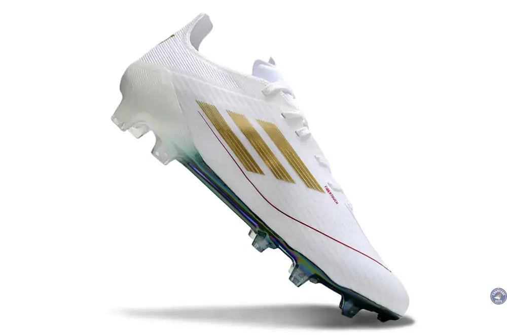 F50 Languette Spécial Mohamed Salah FG - Blanc/Vert/Doré