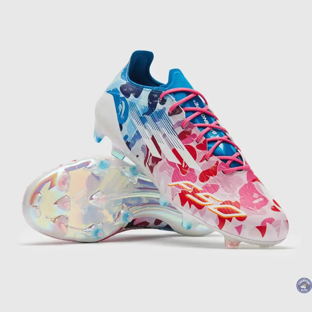 F50 x Bape Languette FG - Rose/Bleu